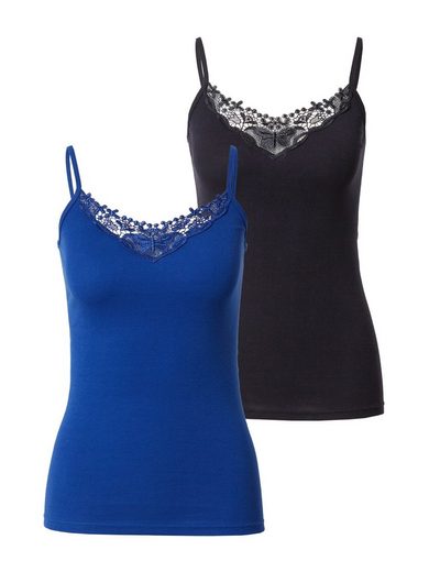 ONLY Spitzentop ONLKIRA LACE SINGLET 2PACK NOOS 2er-Pack mehr Günstig kaufen