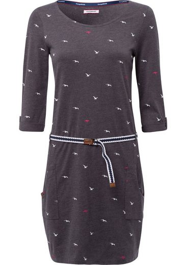 KANGAROOS Jerseykleid (Set, mit abnehmbarem Gürtel) im sommerlichen Print mehr