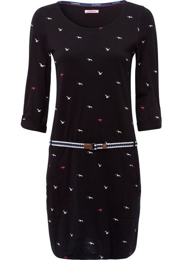 KANGAROOS Jerseykleid (Set, mit abnehmbarem Gürtel) im sommerlichen Print mehr Zeitbegrenzte Promotion