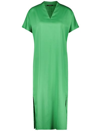 TAIFUN Minikleid Fließendes Midikleid mit V-Ausschnitt mehr Fabrikpreis