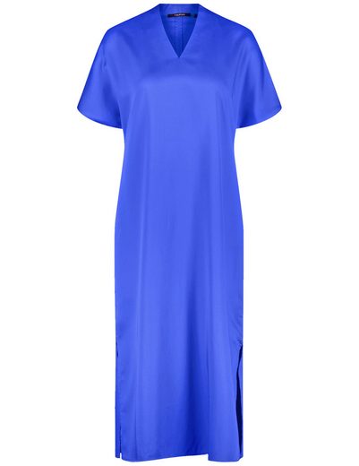 TAIFUN Minikleid Fließendes Midikleid mit V-Ausschnitt mehr Sonderangebot