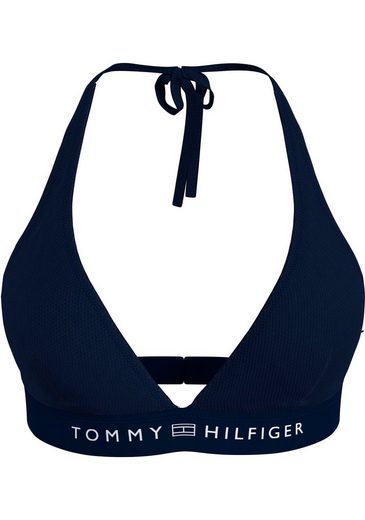 TOMMY HILFIGER SWIMWEAR Triangel-Bikini-Top TRIANGLE FIXED RP mit Logoschriftzug mehr Cyber Monday