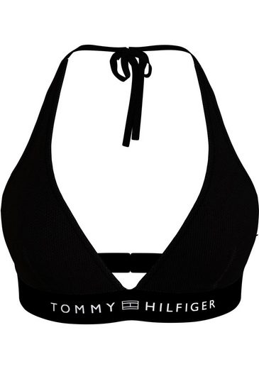 TOMMY HILFIGER SWIMWEAR Triangel-Bikini-Top TRIANGLE FIXED RP mit Logoschriftzug mehr