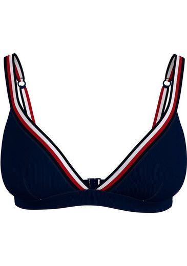 TOMMY HILFIGER SWIMWEAR Triangel-Bikini-Top TRIANGLE RP mit Rippenstruktur mehr Osterangebot