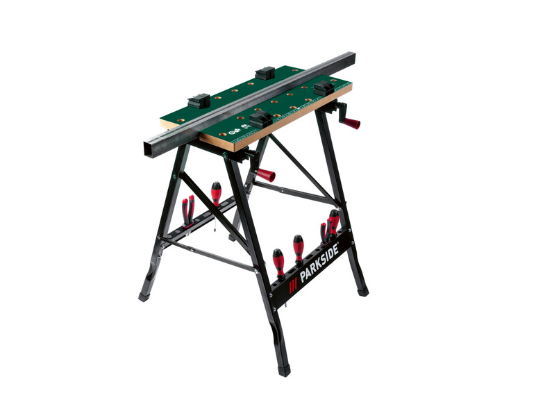 PARKSIDE® Werk- und Spanntisch, 150 kg, zusammenklappbar Kostenlose Rückgabe
