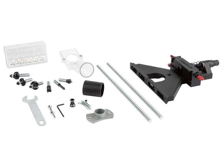 PARKSIDE® Oberfräse-Set »POF 1200 D3«, mit 6 Fräsbits Bis zu 65% Rabatt