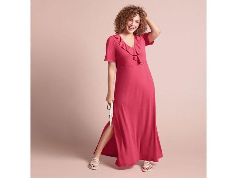 esmara® Damen Maxikleid mit langen Seitenschlitzen Rabatte dieses Monats
