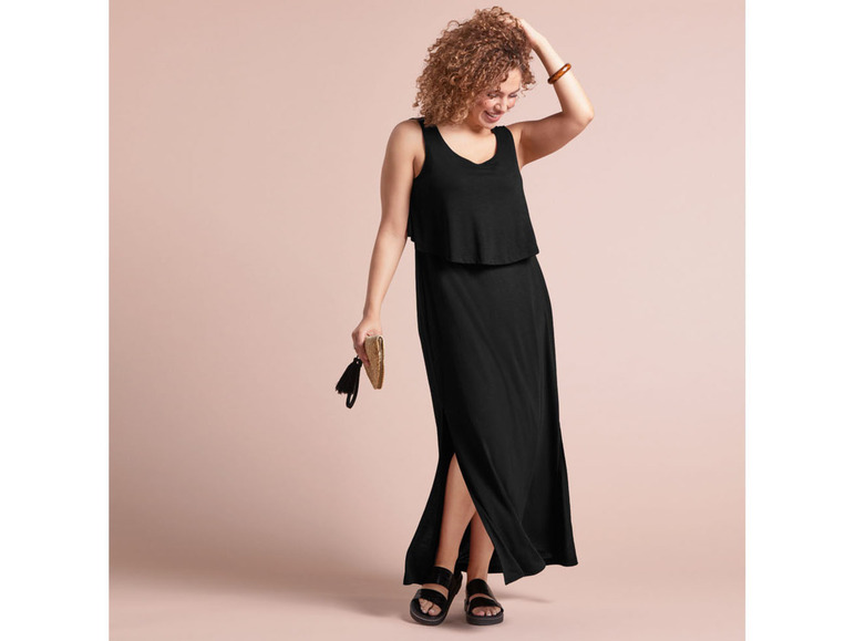 esmara® Damen Maxikleid mit langen Seitenschlitzen Rabatte dieses Monats