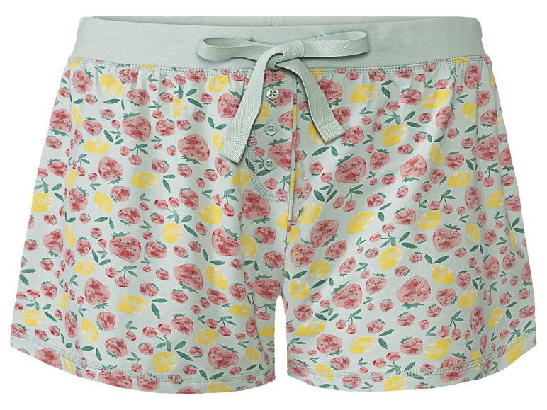 esmara® Damen Schlafhose, kurz, mit Zierknopfleiste Outlet