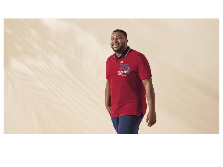 LIVERGY® Herren Poloshirt aus reiner Baumwolle Flash Sale
