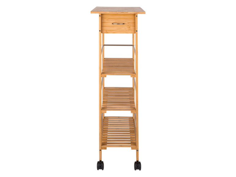 LIVARNO home Küchen-Nischenwagen Bambus, mit Schublade zollfrei