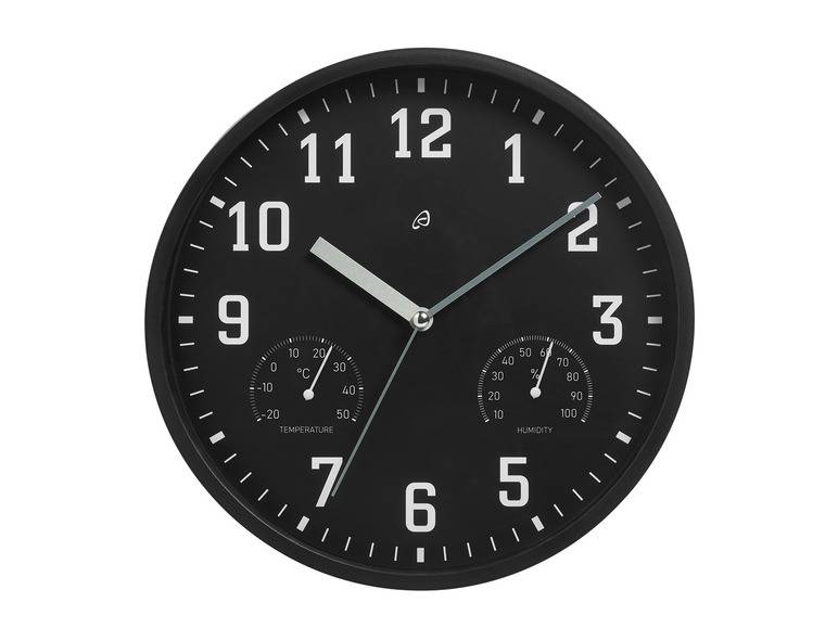 AURIOL® Wanduhr mit Thermo- und Hygrometer 2025