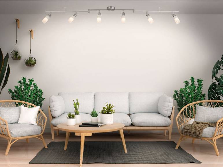 LIVARNO home LED-Deckenleuchte, schwenkbare Arme, 6 LEDs Online Shopping