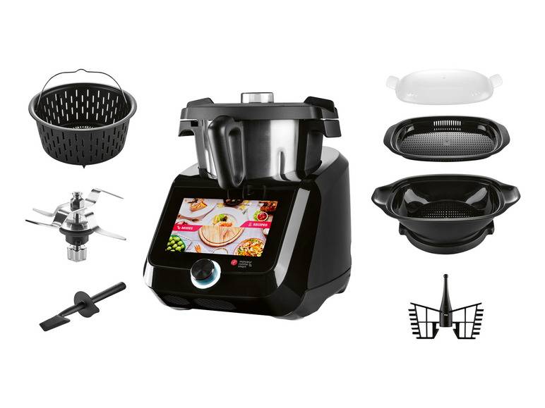 SILVERCREST® KITCHEN TOOLS Monsieur Cuisine Smart SKMS 1200 B1 Black Black Friday