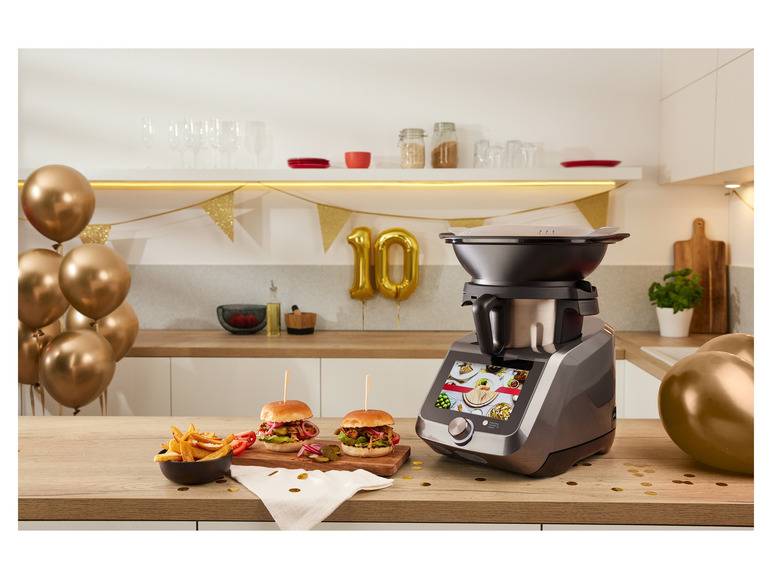 SILVERCREST® KITCHEN TOOLS Monsieur Cuisine Smart SKMS 1200 B1 Titanium Cyber Monday