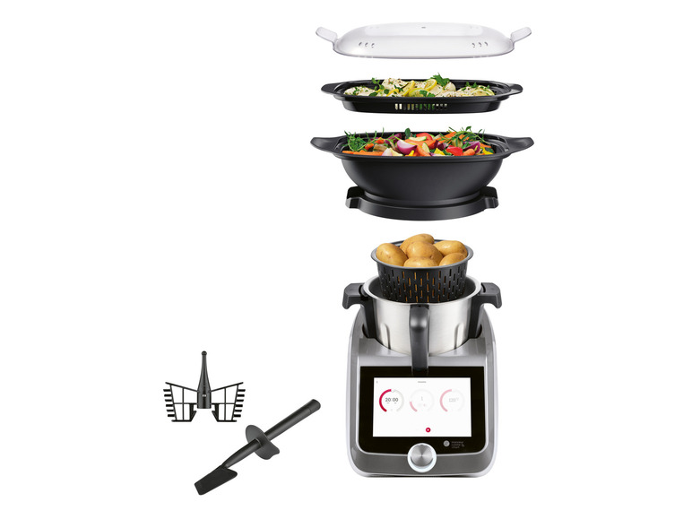 SILVERCREST® KITCHEN TOOLS Monsieur Cuisine Smart SKMS 1200 B1 Titanium Cyber Monday