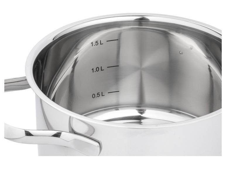 ERNESTO® Edelstahl-Topf, mit Deckel, Ø 16 cm Bestseller