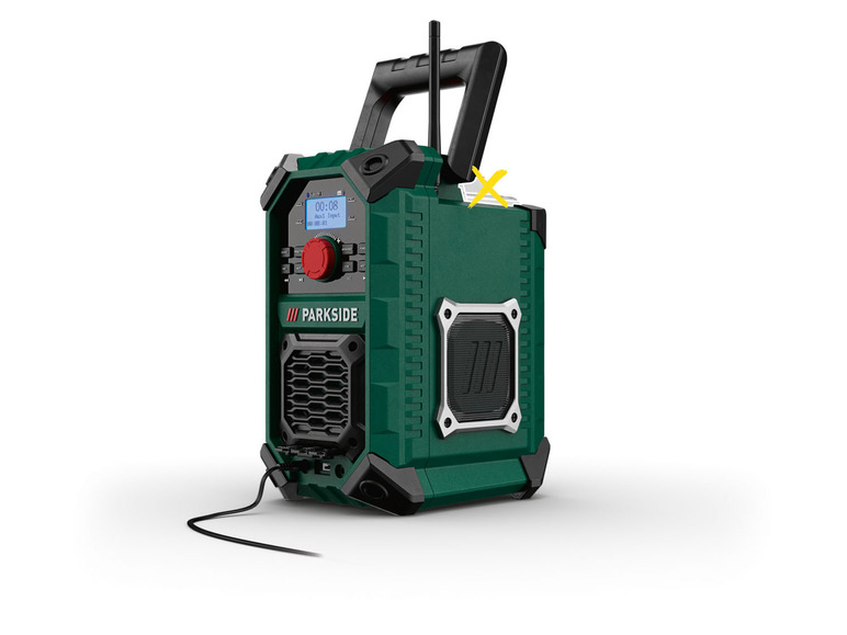 PARKSIDE® Akku-Baustellenradio »PBRA 20-Li B2« 20 V / 12 V oder Netzbetrieb, ohne Akku und Ladegerät Riesige Ersparnisse