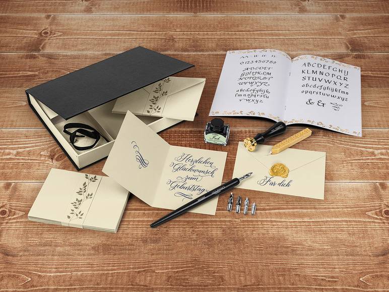 crelando® Kalligraphie-Set, 30tlg Neueste Stile