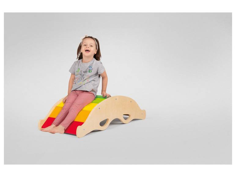 Playtive Holz Balancewippe, in Regenbogenfarben Clearance-Verkauf