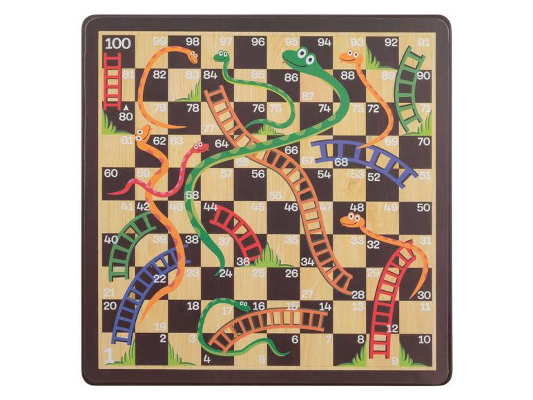 Playtive Holz 10-in-1 Spielesammlung, unterschiedliche Spiele Fabrikladen