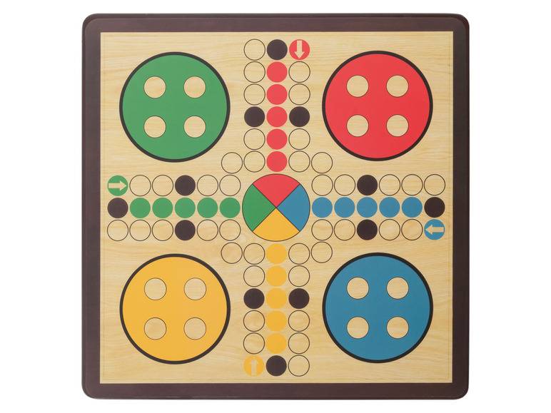 Playtive Holz 10-in-1 Spielesammlung, unterschiedliche Spiele Fabrikladen