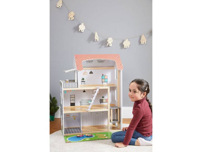 Playtive Puppenhaus aus Holz 2025