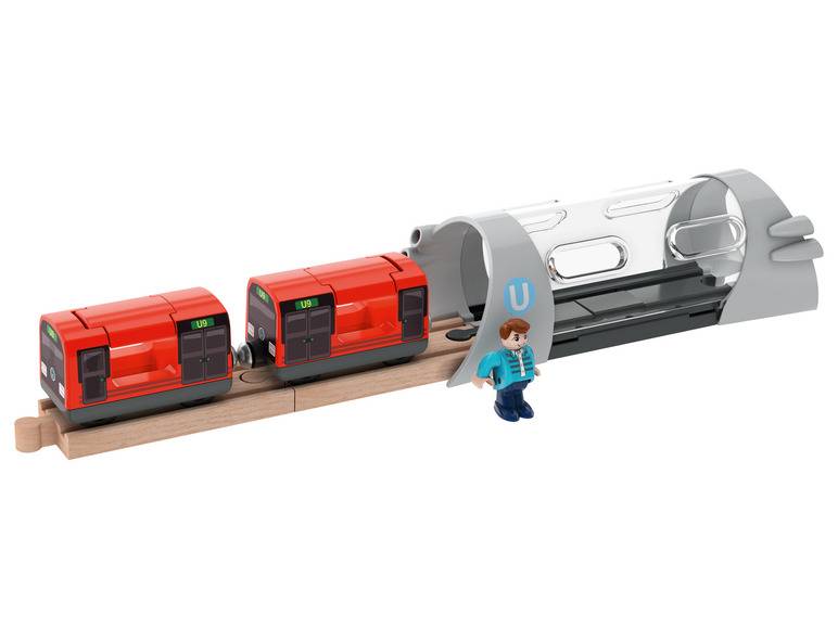 Playtive Eisenbahn Erweiterungs-Set, mit Buchenholz Fabrikpreis