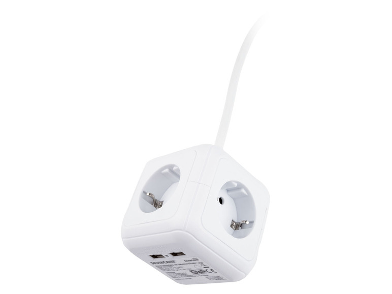 SILVERCREST® Steckdosenwürfel mit USB-Ports Versandkostenfrei