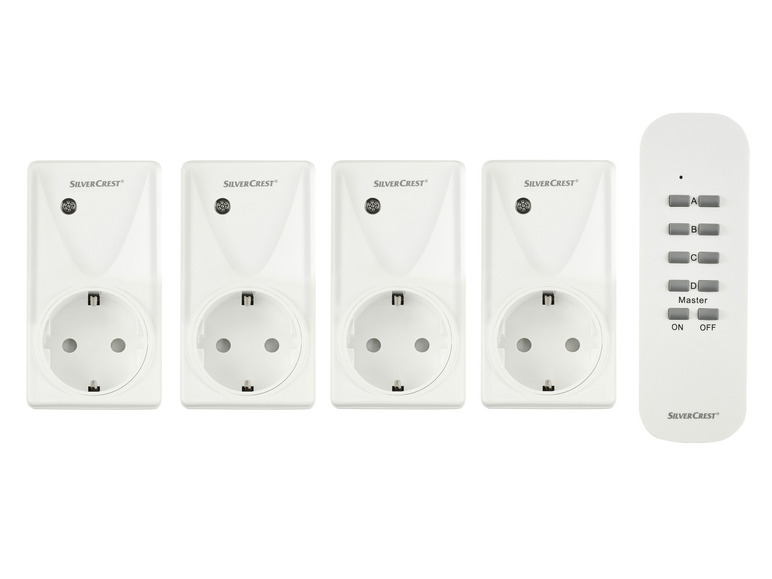SILVERCREST® Funksteckdosen-Set, mit Fernbedienung, 5-/ 3-teilig Neueste Mode