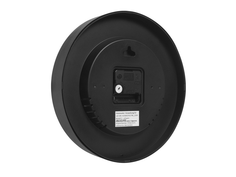AURIOL® Wanduhr mit Thermo- und Hygrometer, Ø 25 cm Räumungsverkauf