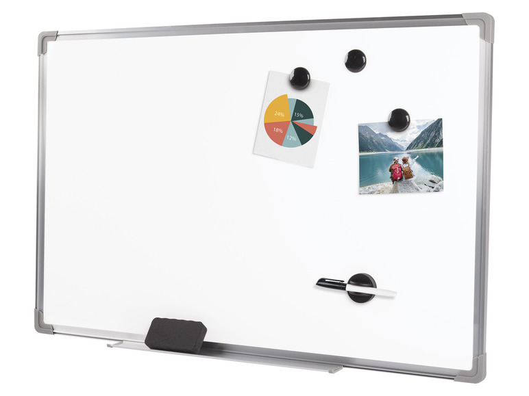UNITED OFFICE® Magnet- und Whiteboard, abwischbar Kauf eins, bekomm eins gratis
