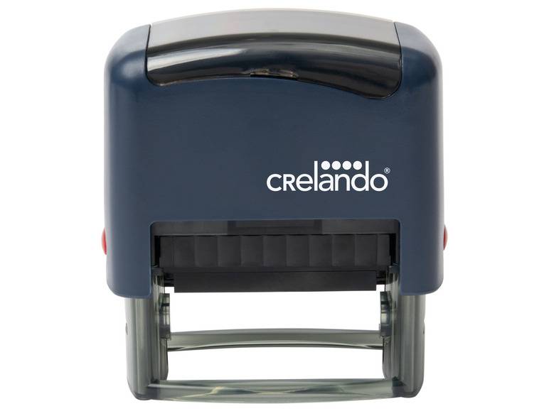 crelando® Büro- und Adressstempel, zum Selbersetzen Tiefpreis