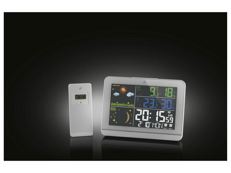 AURIOL® Funkwetterstation, mit Farbdisplay Super Sparpreis