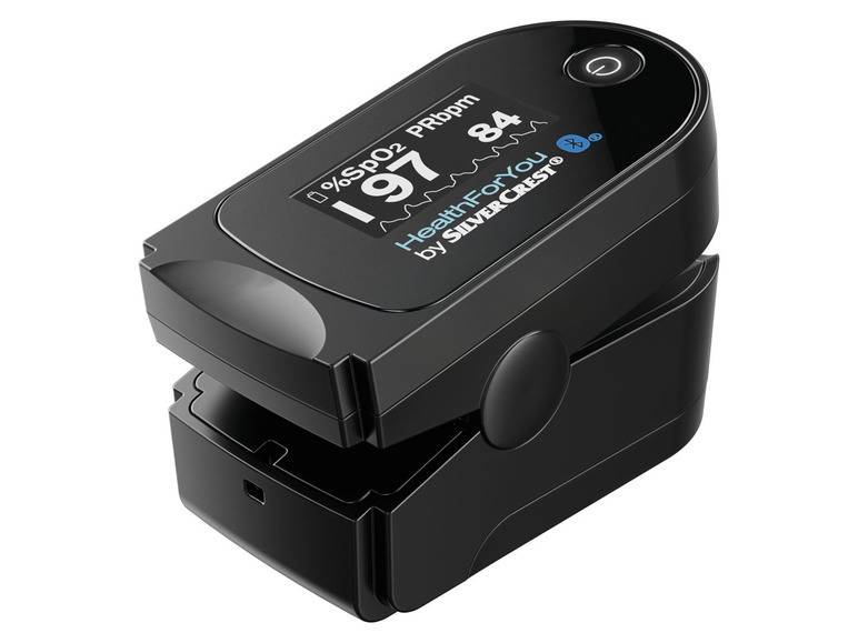 SILVERCREST® PERSONAL CARE Pulsoximeter »SPO 55«, mit HealthForYou- App 50% Rabatt mit kostenlosem Versand
