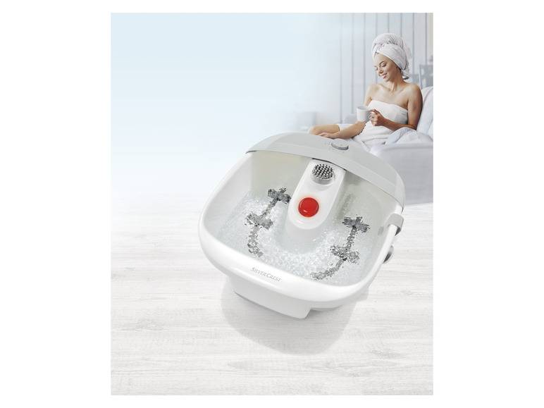 SILVERCREST® PERSONAL CARE Fußsprudelbad, »SFB 80 A2« 3 Pediküre-Aufsätze Auslauf