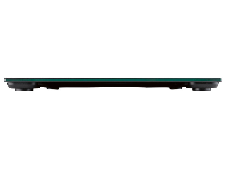SILVERCREST® PERSONAL CARE Personenwaage, Slim Design, aus Glas Schlussverkauf