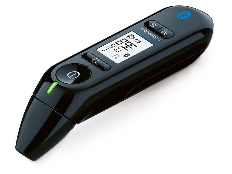 SILVERCREST® PERSONAL CARE Multifunktionsthermometer SFT 81, mit App Günstig kaufen
