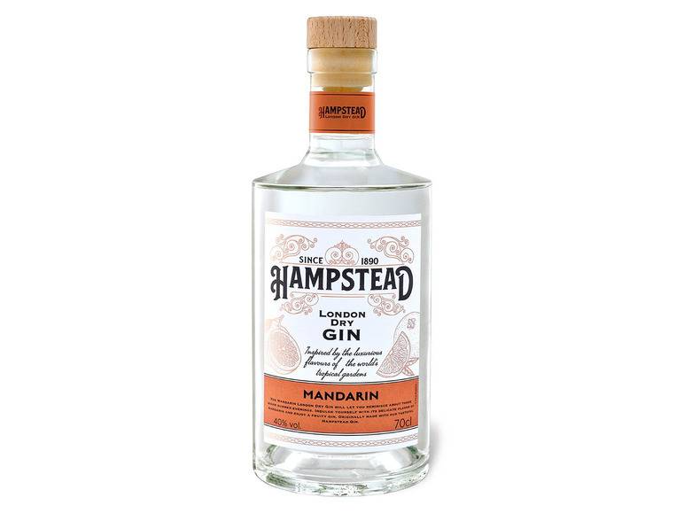 Hampstead London Dry Gin Mandarin 40% Vol Neuheiten