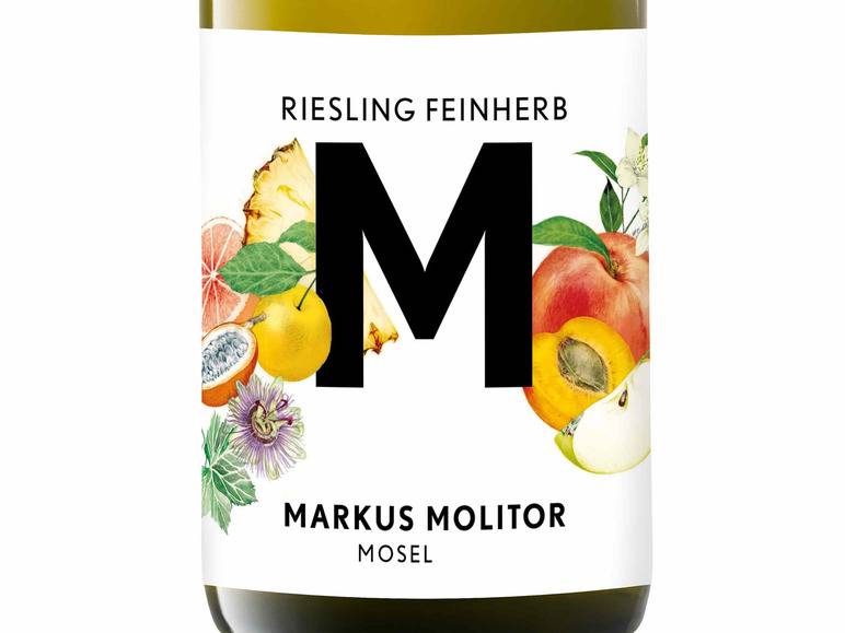 Markus Molitor "M" Riesling Mosel QbA feinherb, Weißwein 2022 Neueste Stile