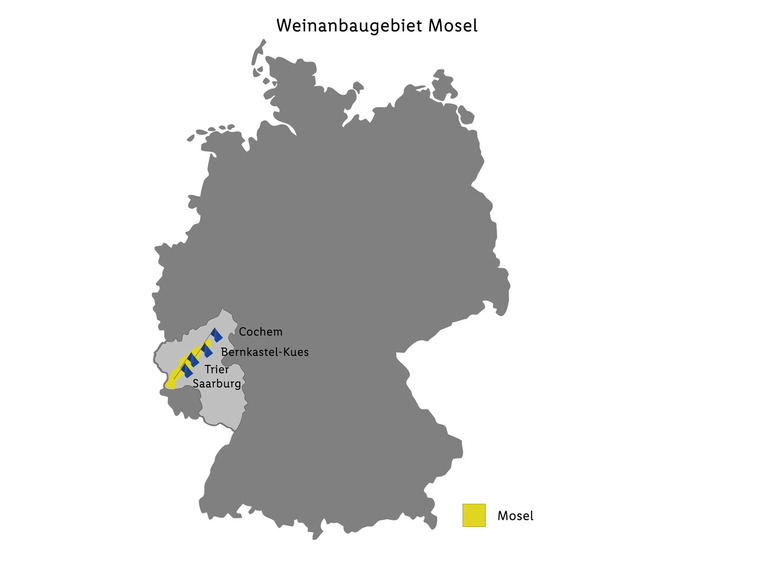 Markus Molitor "M" Riesling Mosel QbA feinherb, Weißwein 2022 Neueste Stile