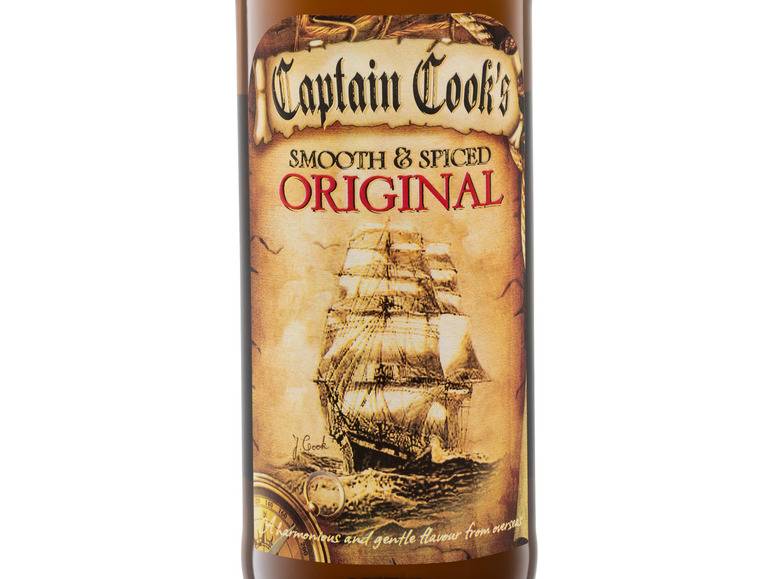 JAMES COOK Captain Cook´s Smooth & Spiced (Rum-Basis) 35% Vol Letzter Tag