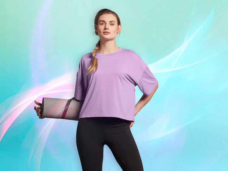 CRIVIT Damen Funktionsshirt mit dynamischer Kühltechnologie 50% Rabatt für begrenzte Zeit
