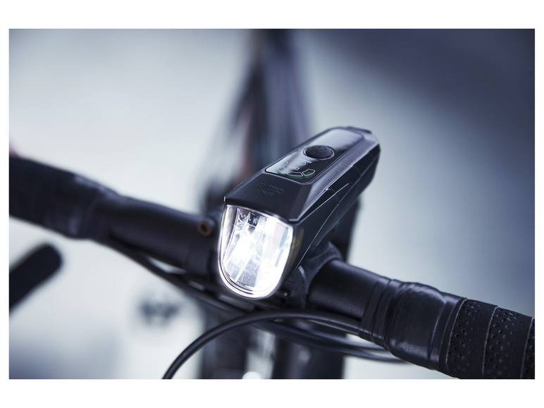 CRIVIT LED-Fahrradleuchten-Set, selbstabblendend Rabatte dieses Monats