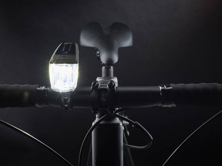 CRIVIT LED-Fahrradleuchten-Set mit Notbremsfunktion Verkauf