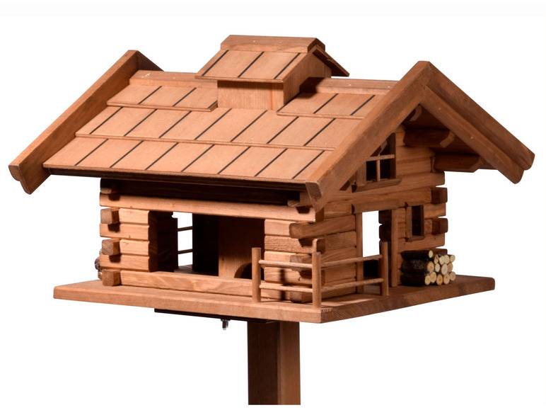 dobar Vogelfutterhaus »Tirol«, inkl. Standfuß, H 117 cm, aus Holz Begrenztes Angebot