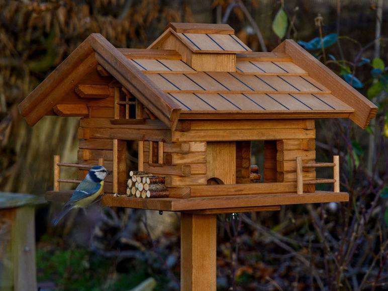 dobar Vogelfutterhaus »Tirol«, inkl. Standfuß, H 117 cm, aus Holz Begrenztes Angebot