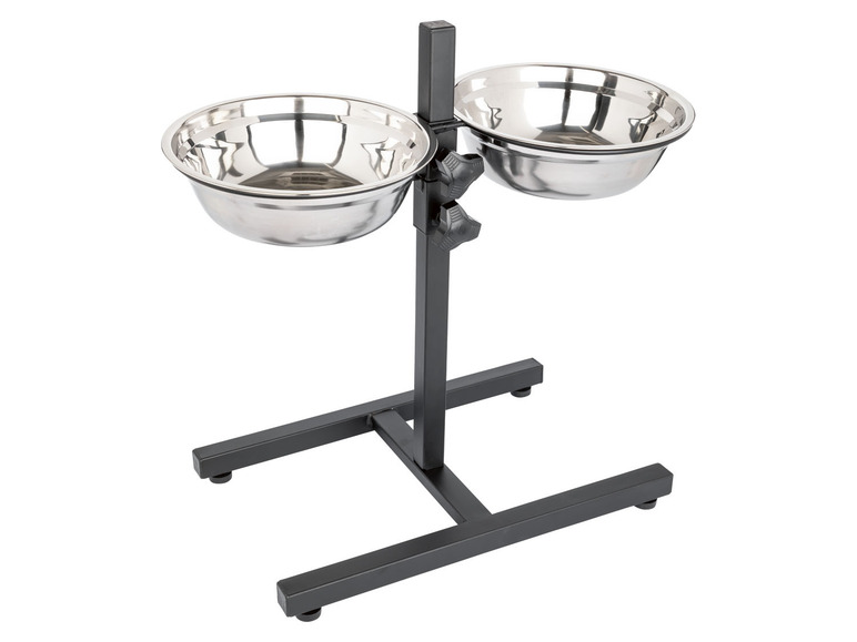 zoofari® Futternapf, höhenverstellbar, Edelstahl Zeitlich begrenztes Angebot