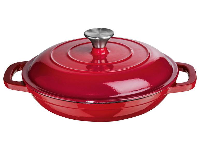 ERNESTO® Gusseisen-Schmorpfanne, Ø 26 cm Flash Sale