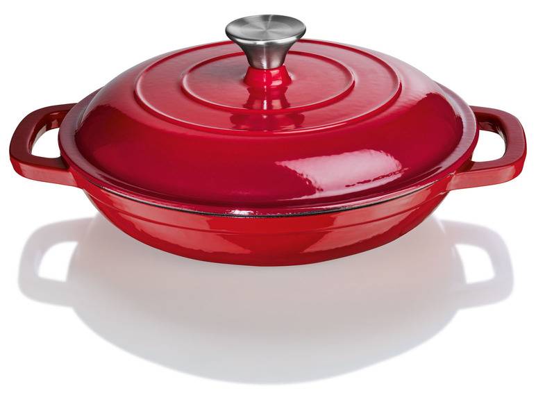 ERNESTO® Gusseisen-Schmorpfanne, Ø 26 cm Flash Sale